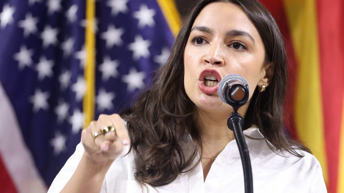 AOC faced one 2028 reckoning that just hit her like a freight train